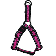 Scream Reflective Step In Harness Loud Pink 2.0X43-59Cm