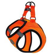 Scream Small Dog Quick Fit Reflective Dog Harness Loud Orange 34-36Cm (Xs)