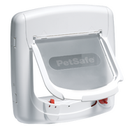 Staywell® Deluxe Magnetic Cat Flap - White