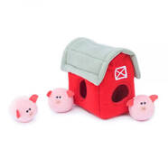 Zippy Burrow Pig Barn with Bubble Babiez 17.5x12.5x17.5cm