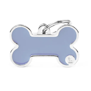 My Family ID Tag Basic Handmade Bone - Lilac