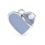 My Family ID Tag Basic Handmade Heart - Lilac