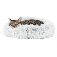 Best Friends by Sheri Donut Shag Bed Frost (23x23") [Breed Size: Mini]