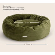 Snooza Cuddler Luxe Fur : Leaf - Extra Large