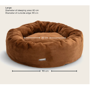 Snooza Cuddler Luxe Fur Bed : Nutmeg - Large