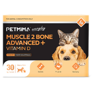 Petmima Muscle 2 Bone Advanced + Vitamin D 2g x 30pk