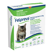 Felpreva Large Cat Spot On Flea Tick and Worming Treatment  Single Pippette for cats  5 - 8kg (Green)