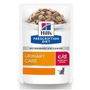 *CLEARANCE SHORTDATED END OF 08/24*Hills Feline C/D Chicken STRESS 12x85gm pouches*2 LEFT