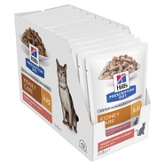 Hills Prescription Feline K/D Kidney Care Salmon Wet Cat Food 85gm x 12 