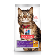 Hills Science Diet Adult Sensitive Stomach & Skin Cat Food 7.3kg