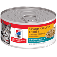 Hills Science Diet Indoor Cat Chicken Cans 156g x24