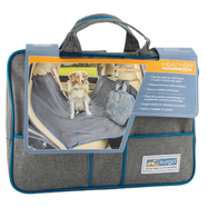 Kurgo Heather Hammock - Charcoal /Coastal Blue