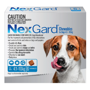 Nexgard Medium Dog 4-10kg pack of 6