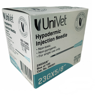 Univet Hypodermic Needles Box of 100 - 23g 5/8"