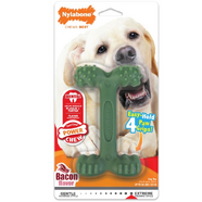 Nylabone Power Chew Easy-Hold Dog Dental Chew Toy Bacon Large Giant