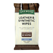 Oakwood Leather & Synthetic Wipes 20pk