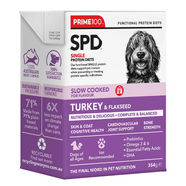 SPD Slow Cooked Turkey & Flaxseed 354g x12