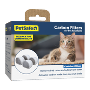 PetSafe Drinkwell Replacement Carbon Filters for Fountains – 4pk