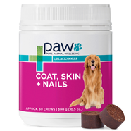 Paw Coat, Skin and Nails Multivitamin Chews 300g