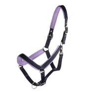 Rancher Neoprene Padded Halter - Navy/Lilac