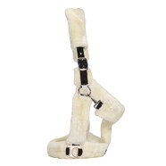 Rancher Halter w/Fleece Cover Set - Natural/ Black (Cob)