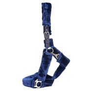 Rancher Halter w/Fleece Cover Set - Navy (Cob)