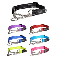 Rogz Utility Control Collar with Chain for Dogs