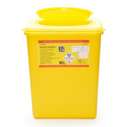 Sharps Plastic Container 10L