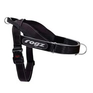 Rogz Utility LetzGo Personalised Harness Black Med