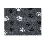 Snooza Stay Dry Mats - Grey Paw Print Design [EXTRA LARGE]