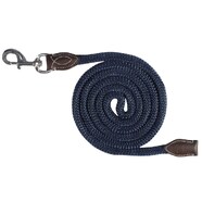 Jeremy & Lord Rope and Leather Lead - Navy w/Brown