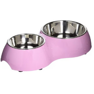 Catit 2-in-1 Double Cat Diner - Pink