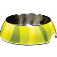 Catit 2-in-1 Bowl 160ml - Green Jungle Stripes