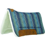 Weaver Contoured Saddle Pad Blue H25 - 32" x 32"