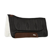 Weaver Contoured Saddle Pad Black H9 - 32" x 32"