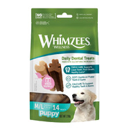 Whimzees Value Bag Puppy Treats M - L 14pk