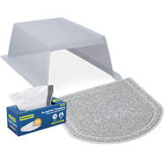 PetSafe ScoopFree Clumping Self-Cleaning Litter Box Hood & Accessory Bundle