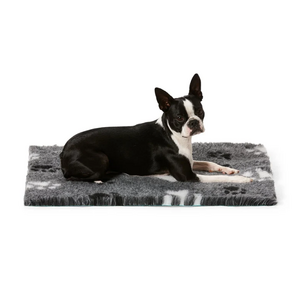 Snooza Stay Dry Mats - Grey Paw Print Design