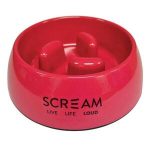 Scream Round Slow-Down Pillar Bowl 400Ml Loud Pink