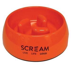 Scream Round Slow-Down Pillar Bowl 400Ml Loud Orange