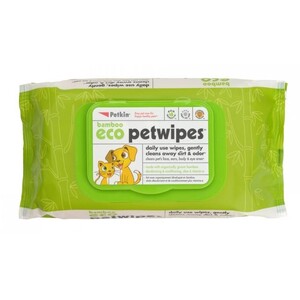 *CLEARANCE* Petkin Bamboo Eco Pet Wipes 80Pk