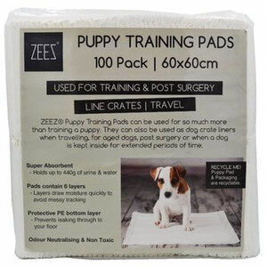 Zeez Puppy Training Pads 60X60Cm - 100Pk