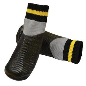 Zeez Waterproof Non-Slip Pet Socks Black Large 4.3X10.5Cm