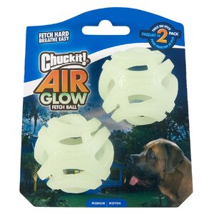 Chuckit! Max Glow Air Fetch Medium 2pk