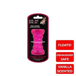 Scream Xtreme Treat Bone Loud Pink - Med/Lge 13Cm