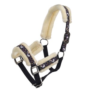 Bambino Nylon Unicorn Halter - Navy Unicorn