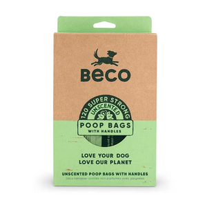 Beco Unscented Poop Bags with Handles 120pk