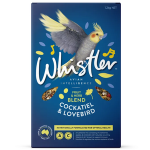 Whistler Gourmet Blend Fruit Cockatiel & Lovebird Food 1.2kg