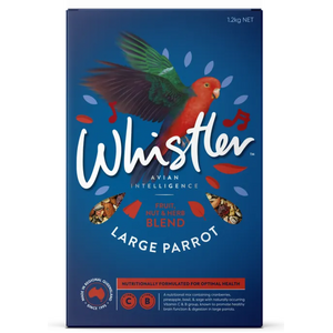 Whistler Gourmet Blend Fruit Nut Veg Herb Large Parrot Food 1.2kg