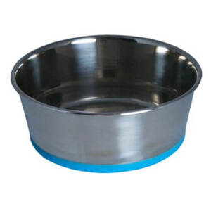 Rogz Slurp Stainless Steel Bowl Blue Sml